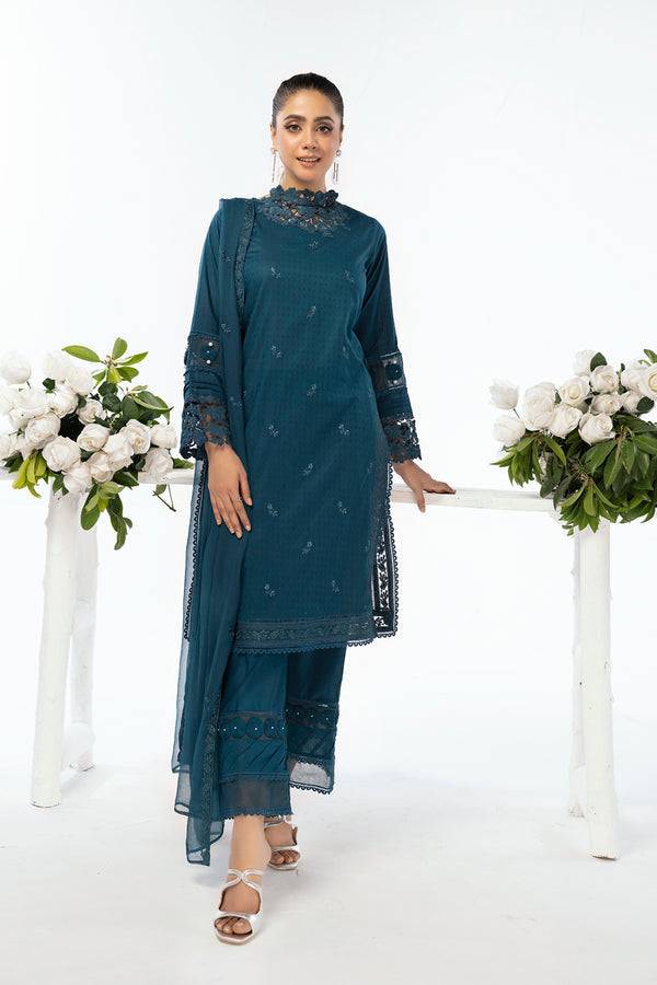 House of Nawab | Lawn Collection 24 | AMVI - Pakistani Designer Dress - by House of Nawab | Type: Luxury - 100% Original at Saira Sultan