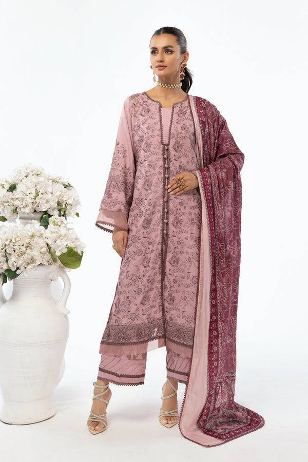 House of Nawab | Lawn Collection 24 | HALEEFA - Pakistani Designer Dress - by House of Nawab | Type: Luxury - 100% Original at Saira Sultan