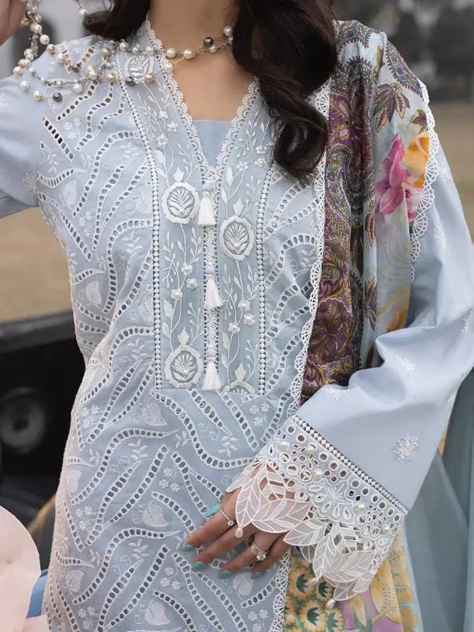 Faiza Faisal | Maya Luxury Lawn | Anja - Pakistani Designer Dress - by Faiza Faisal | Type: Luxury - 100% Original at Saira Sultan