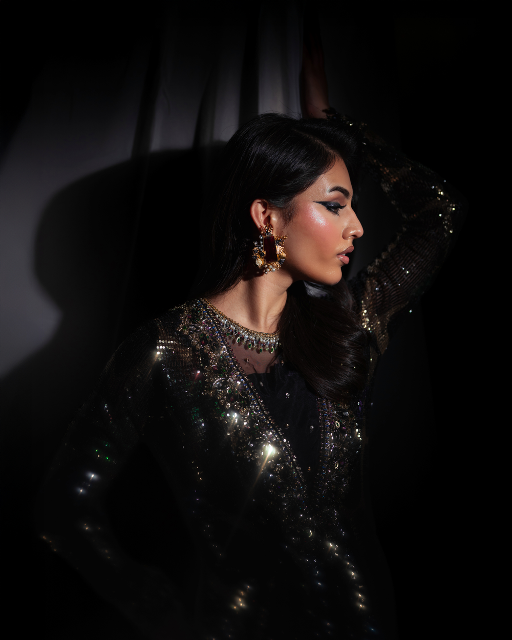 Vasal | Zyra Luxe Pret 26 | Midnight dazzle - Pakistani Designer Dress - by Vasal - Type : Ladies Clothes - 100% Original at Saira Sultan