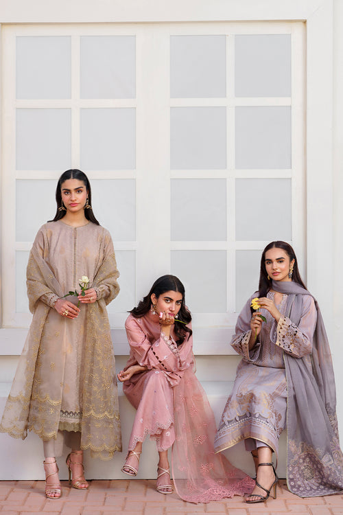 Baroque | Luxury Pret 24 | LAWN UF-642 - Pakistani Designer Dress - by Baroque | Type: Luxury - 100% Original at Saira Sultan