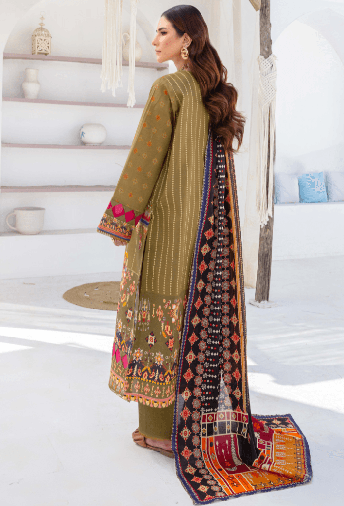 Humdum | Saira Bano Lawn 24 | D06 - Pakistani Designer Dress - by HumDum | Type: Casuals - 100% Original at Saira Sultan