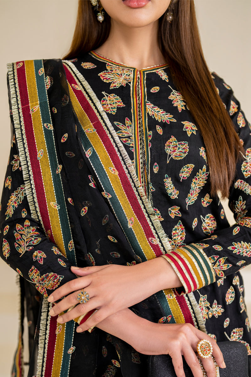 Jazmin | Formals Collection | Raw Silk UR-7023 - Pakistani Designer Dress - by Jazmin | Type: Formal - 100% Original at Saira Sultan