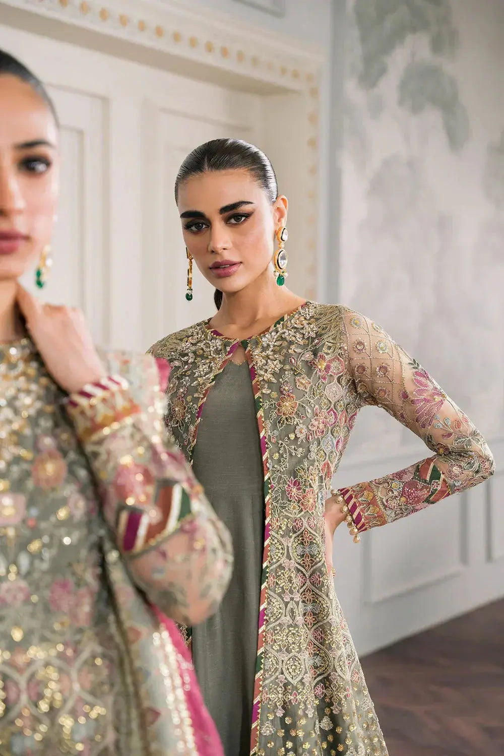 Baroque | Chantelle Embroidered Collection 2024 | CH12-02 - Pakistani Designer Dress - by Baroque | Type: Formal - 100% Original at Saira Sultan