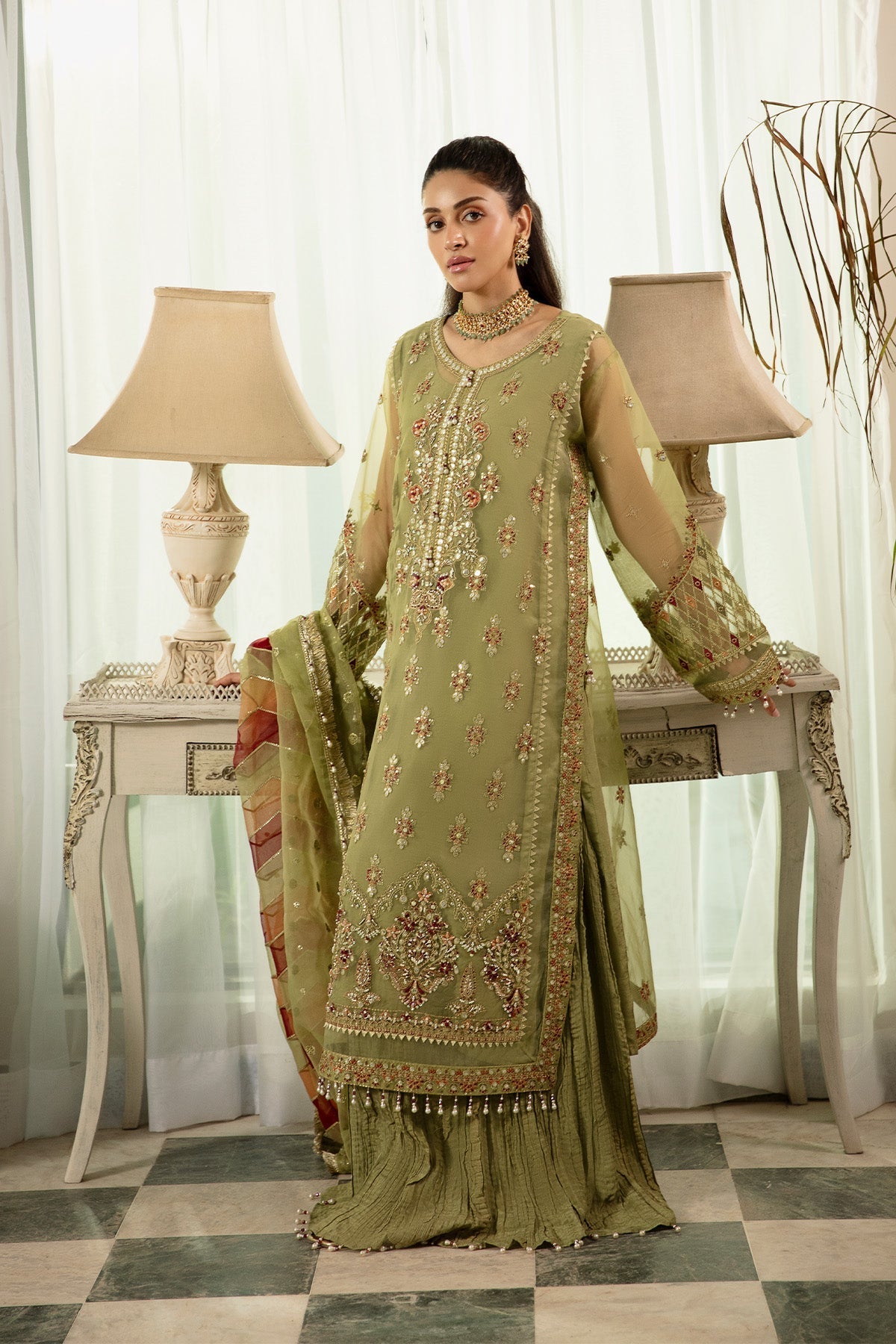 Raeesa Premium | Dehleez Formals | Dl 1032 - Pakistani Designer Dress - by Raeesa Premium - Type : Ladies Clothes - 100% Original at Saira Sultan