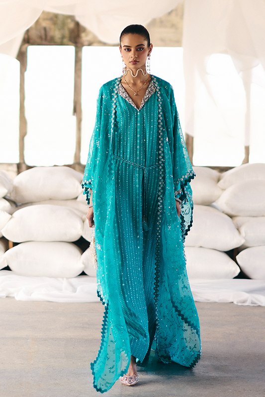 Suffuse | Silk Pret Summer 25 | NAIDA XS Teal Silk