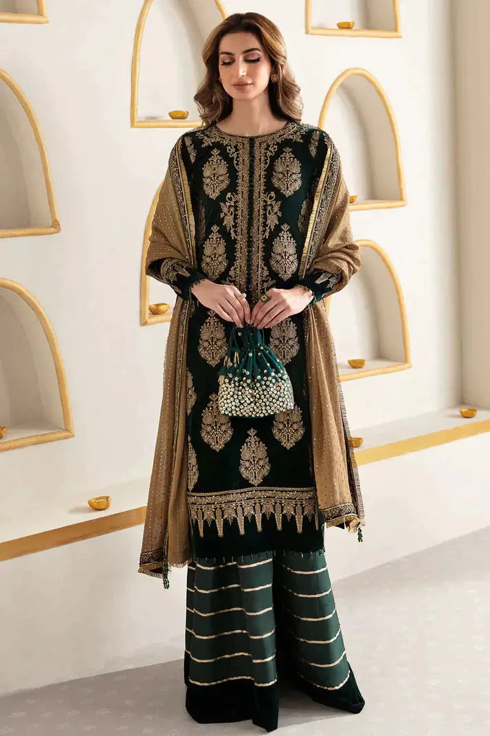 Jazmin | Velvet 23 | VF-2009 - Pakistani Designer Dress - by Jazmin | Type: Formal - 100% Original at Saira Sultan