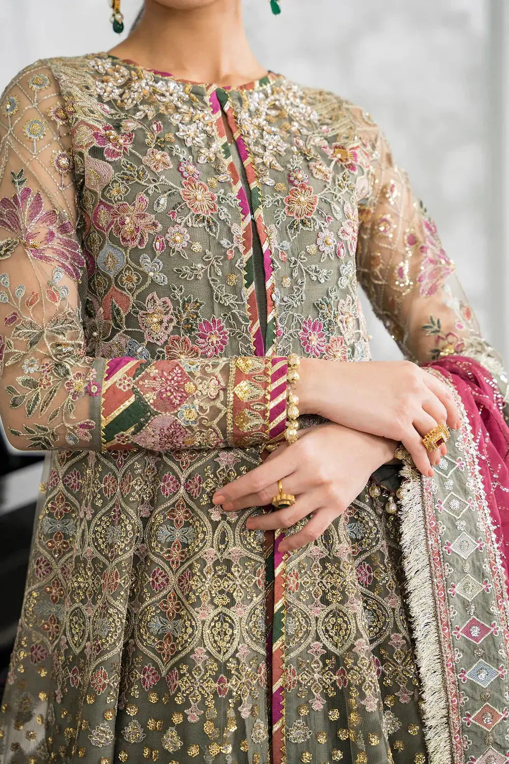 Baroque | Chantelle Embroidered Collection 2024 | CH12-02 - Pakistani Designer Dress - by Baroque | Type: Formal - 100% Original at Saira Sultan