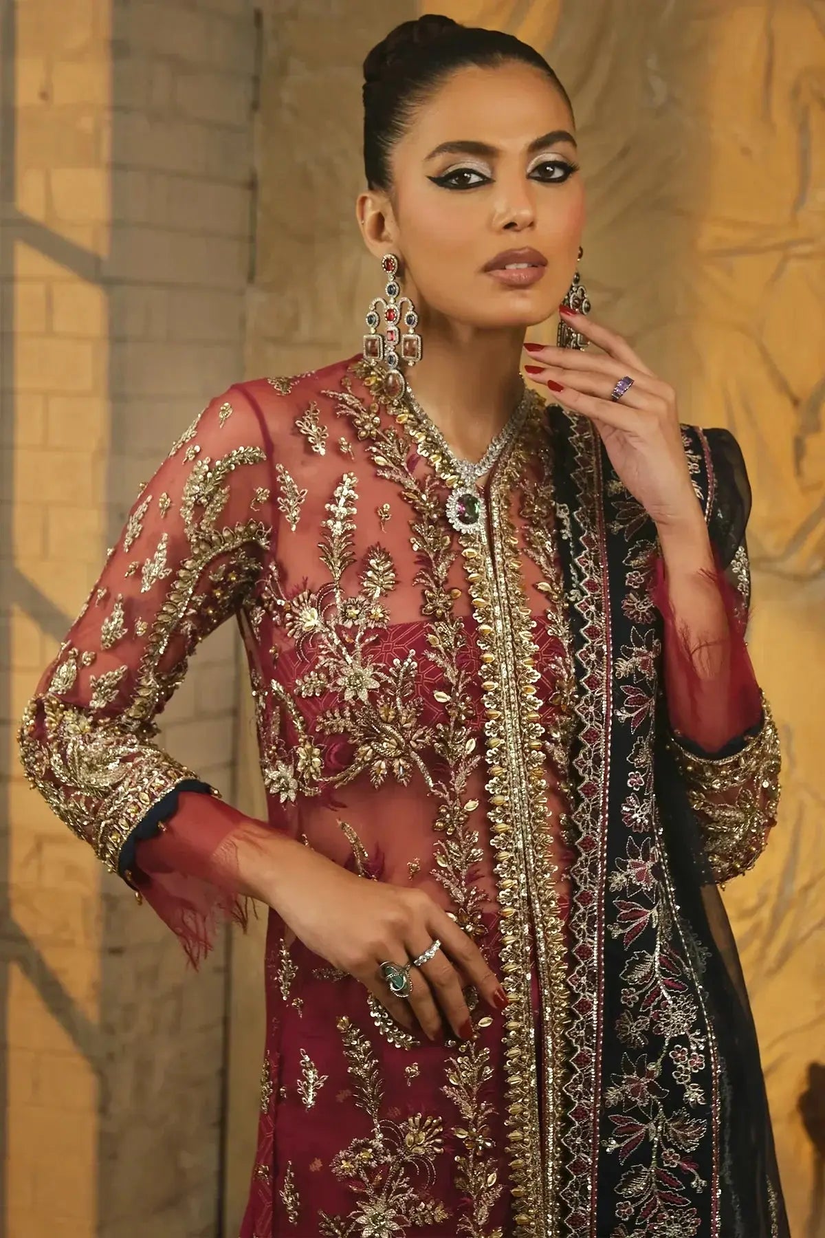 Mina Kashif | Kahani Luxury Formals 23 | Janiya - Pakistani Designer Dress - by Mina Kashif | Type: Formal - 100% Original at Saira Sultan