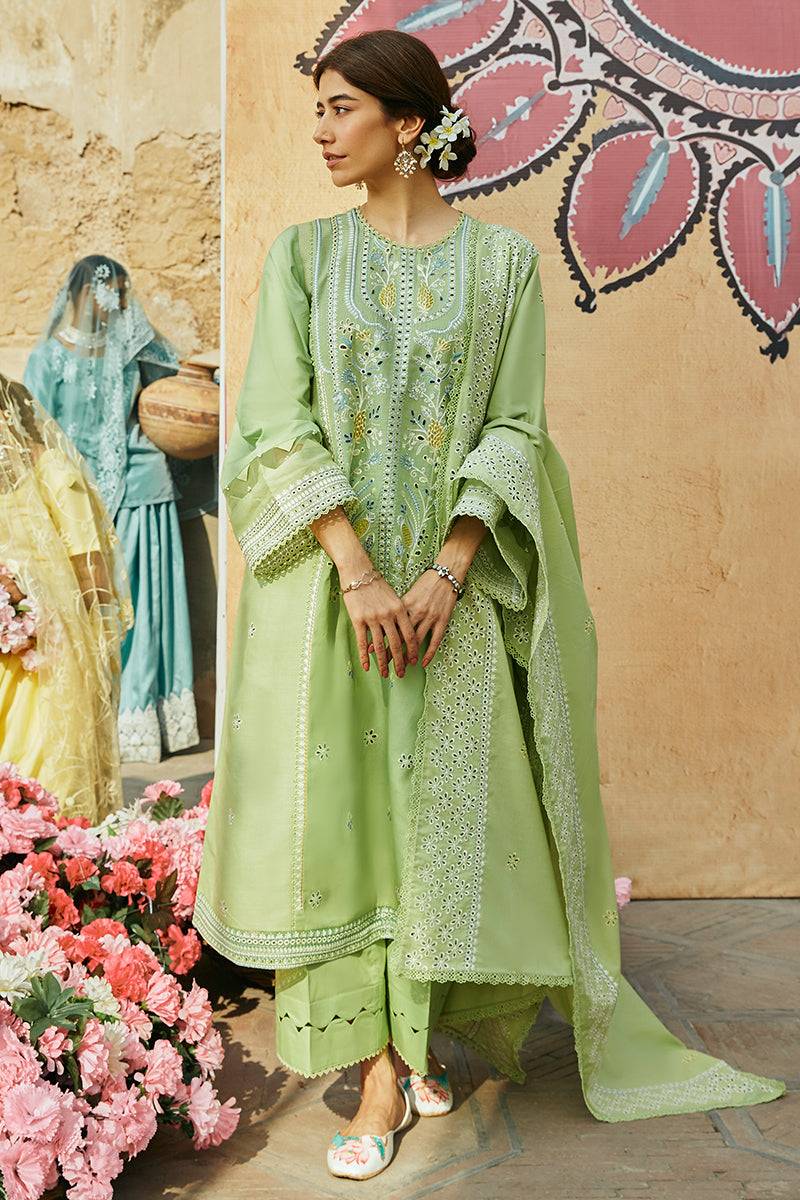 Cross Stitch | Premium Lawn 24 | GARDEN GRACE - Pakistani Designer Dress - by Cross Stitch | Type: Formal - 100% Original at Saira Sultan