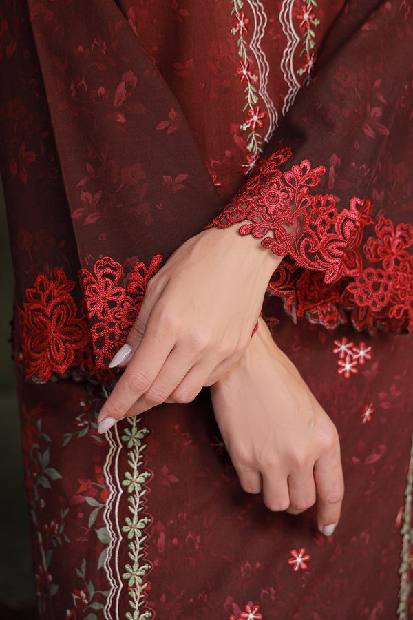 Sahar | Fall 25 | Crimson Amour - Pakistani Designer Dress - by Sahar - Type : Ladies Clothes - 100% Original at Saira Sultan