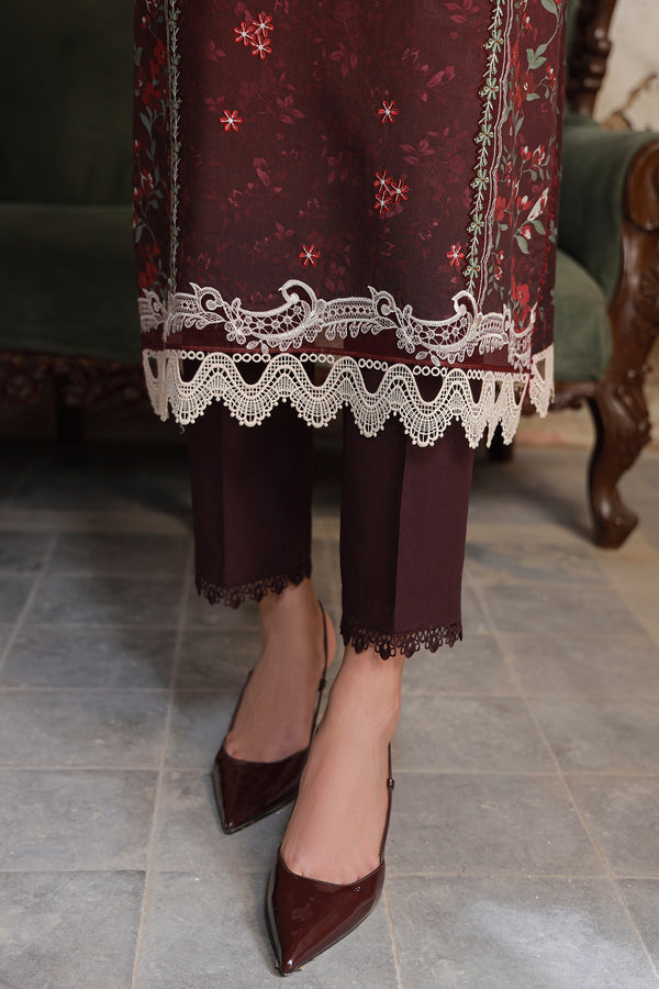 Sahar | Fall 25 | Crimson Amour - Pakistani Designer Dress - by Sahar - Type : Ladies Clothes - 100% Original at Saira Sultan