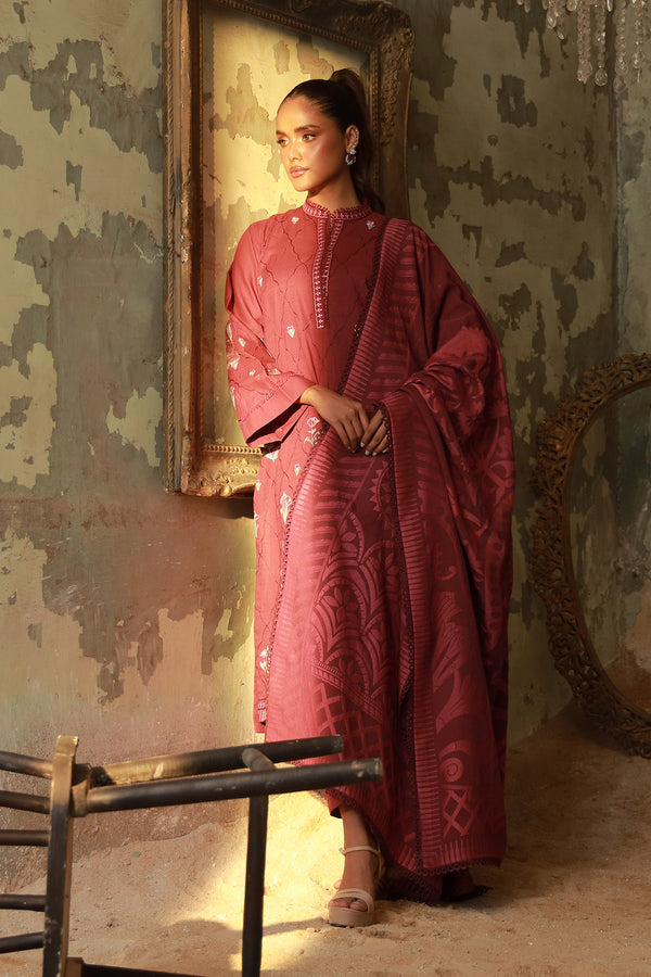Sahar | Fall 25 |Royal Berry - Pakistani Designer Dress - by Sahar - Type : Ladies Clothes - 100% Original at Saira Sultan