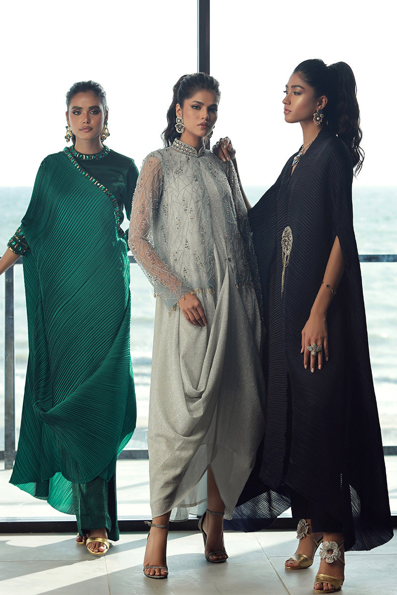 Wardha Saleem | Luxury Pret Fusion Wear | PEARL (2PC) M Sky Blue Female