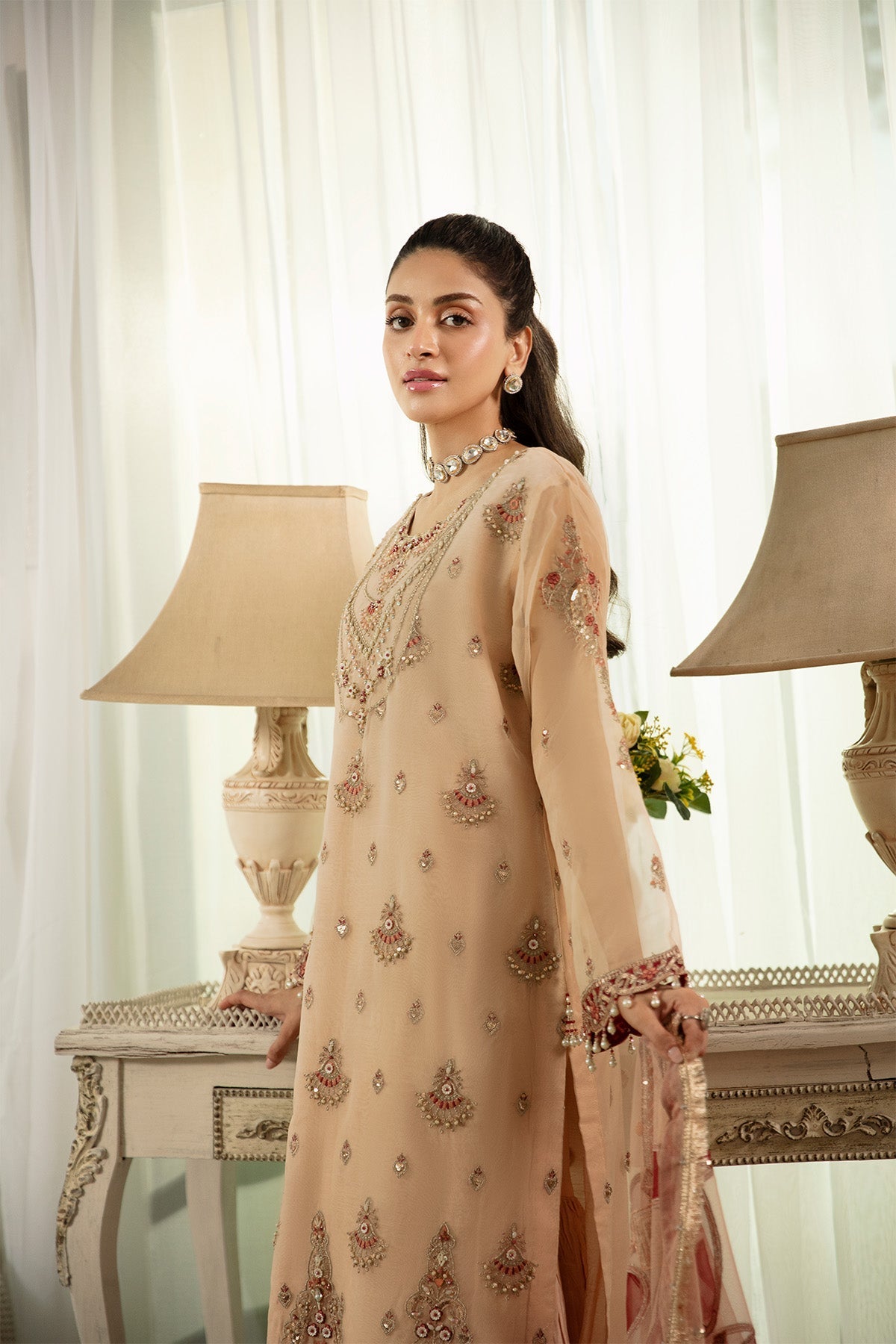 Raeesa Premium | Dehleez Formals | Dl 1037 - Pakistani Designer Dress - by Raeesa Premium - Type : Ladies Clothes - 100% Original at Saira Sultan