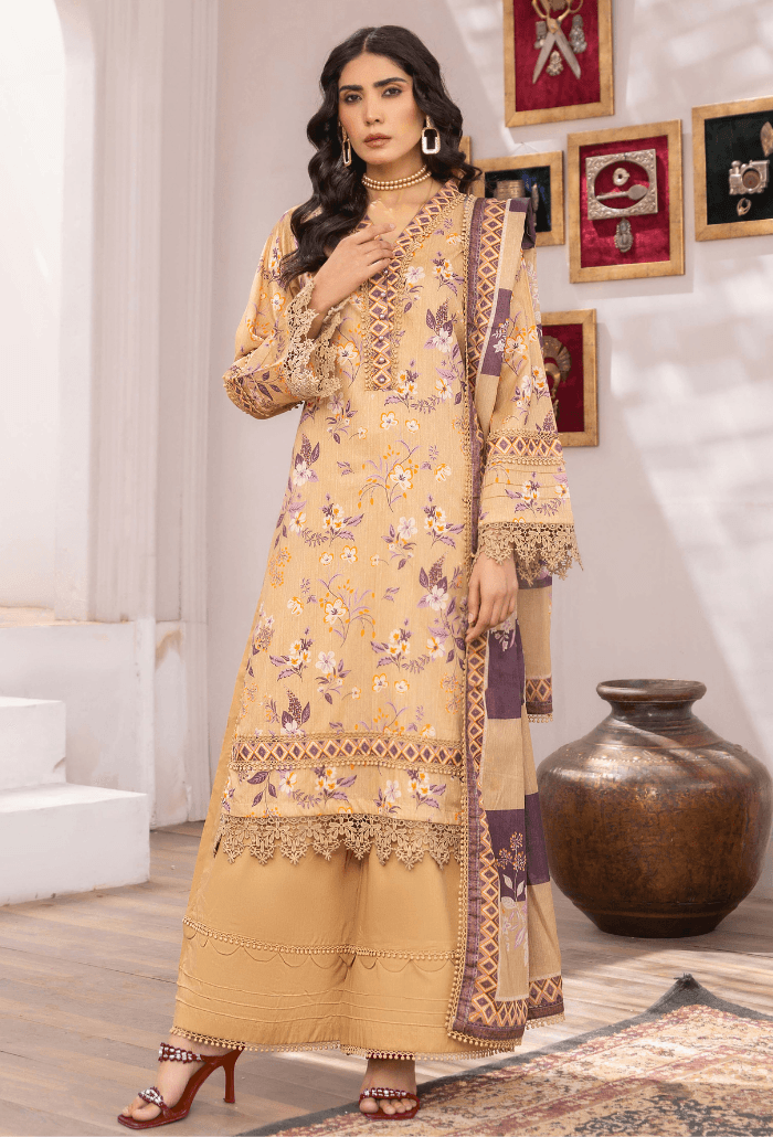 Humdum | Rang e Noor SS 24 | D12 - Pakistani Designer Dress - by HumDum | Type: Casuals - 100% Original at Saira Sultan
