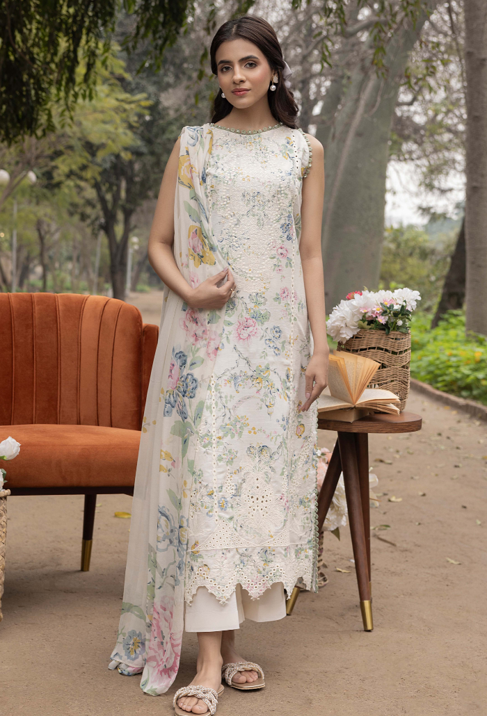 Humdum | Eden Garden 25 | Eden Garden - D02 L Ivory Lawn