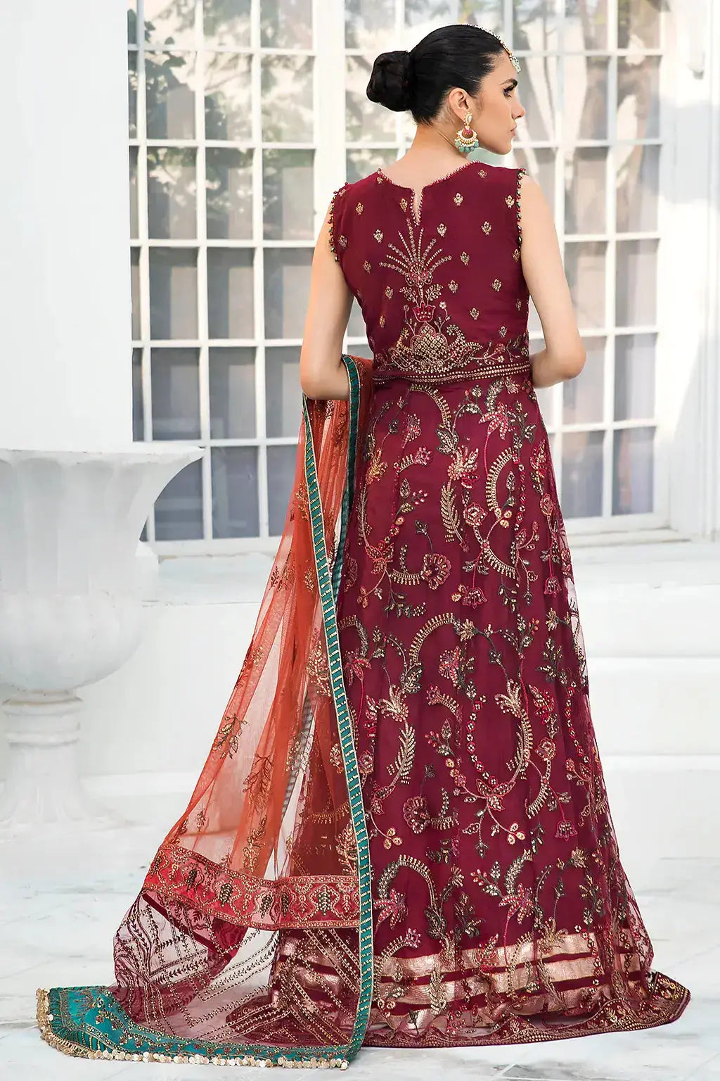 Zarif | DE LUXURY Formals | ROUCHE - Pakistani Designer Dress - by Zarif | Type: Formal - 100% Original at Saira Sultan