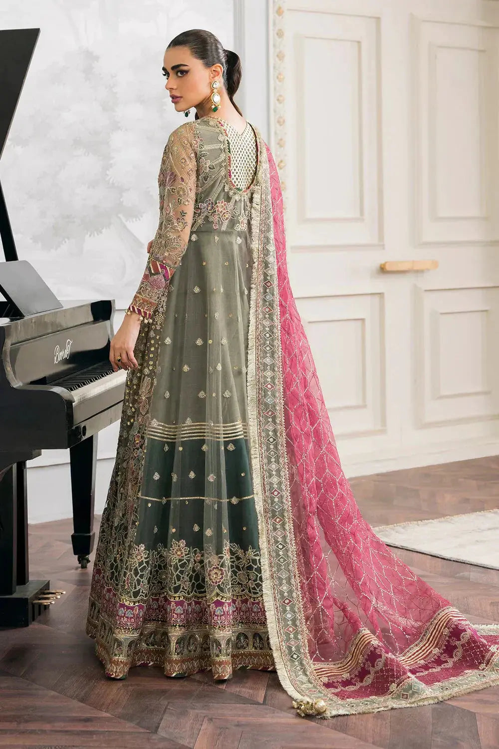 Baroque | Chantelle Embroidered Collection 2024 | CH12-02 - Pakistani Designer Dress - by Baroque | Type: Formal - 100% Original at Saira Sultan