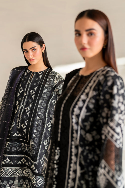 Baroque | Luxury Pret 24 | LAWN UF-671 - Pakistani Designer Dress - by Baroque | Type: Luxury - 100% Original at Saira Sultan