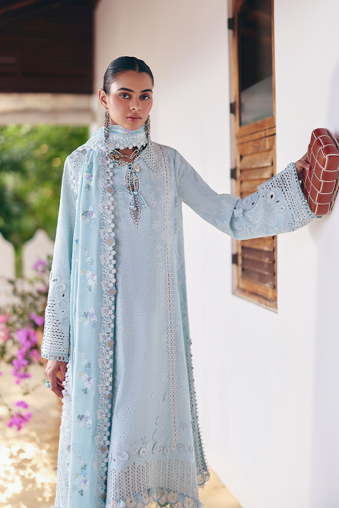 Suffuse | Casual Pret 25 | ZARINA M Light Blue Cotton