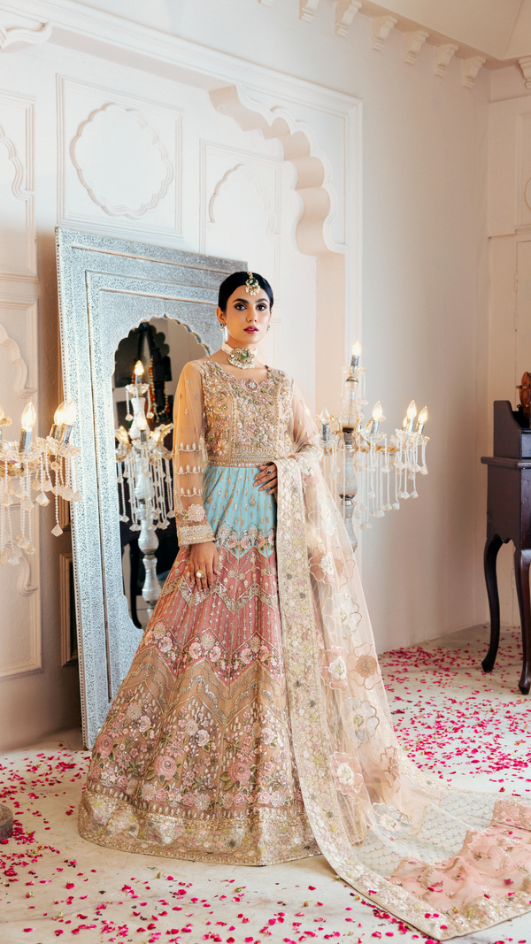 Zebtan | Zircon Wedding Formals | MALKA ZQ-10 XL Skin Net