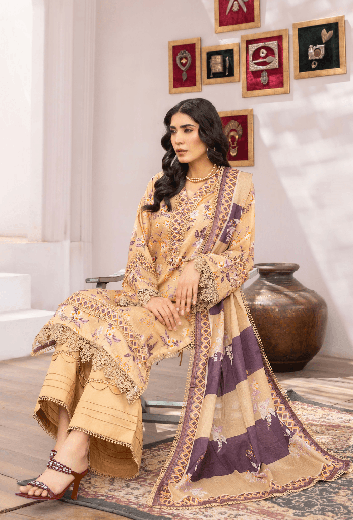 Humdum | Rang e Noor SS 24 | D12 - Pakistani Designer Dress - by HumDum | Type: Casuals - 100% Original at Saira Sultan