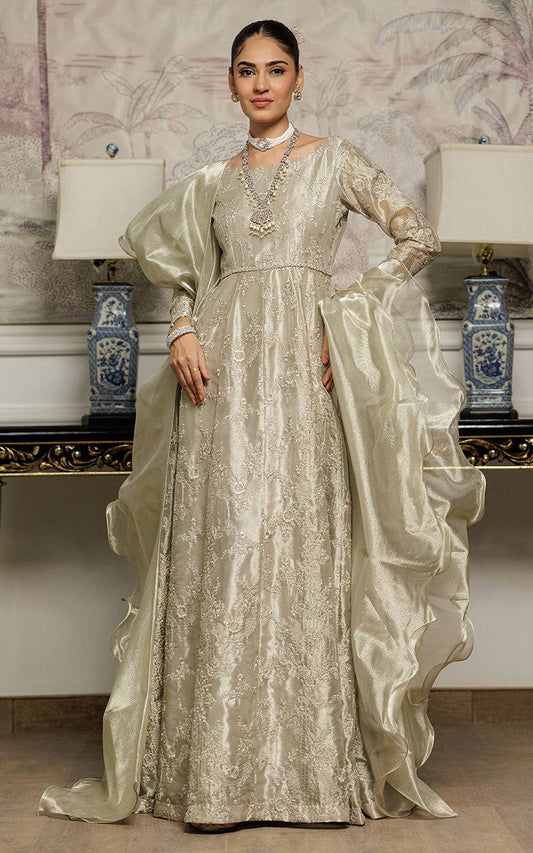 Threads and Motifs | Formal Dresses 25 | Embroidered Maxi - Pakistani Designer Dress - by Threads and Motifs - Type : Ladies Clothes - 100% Original at Saira Sultan