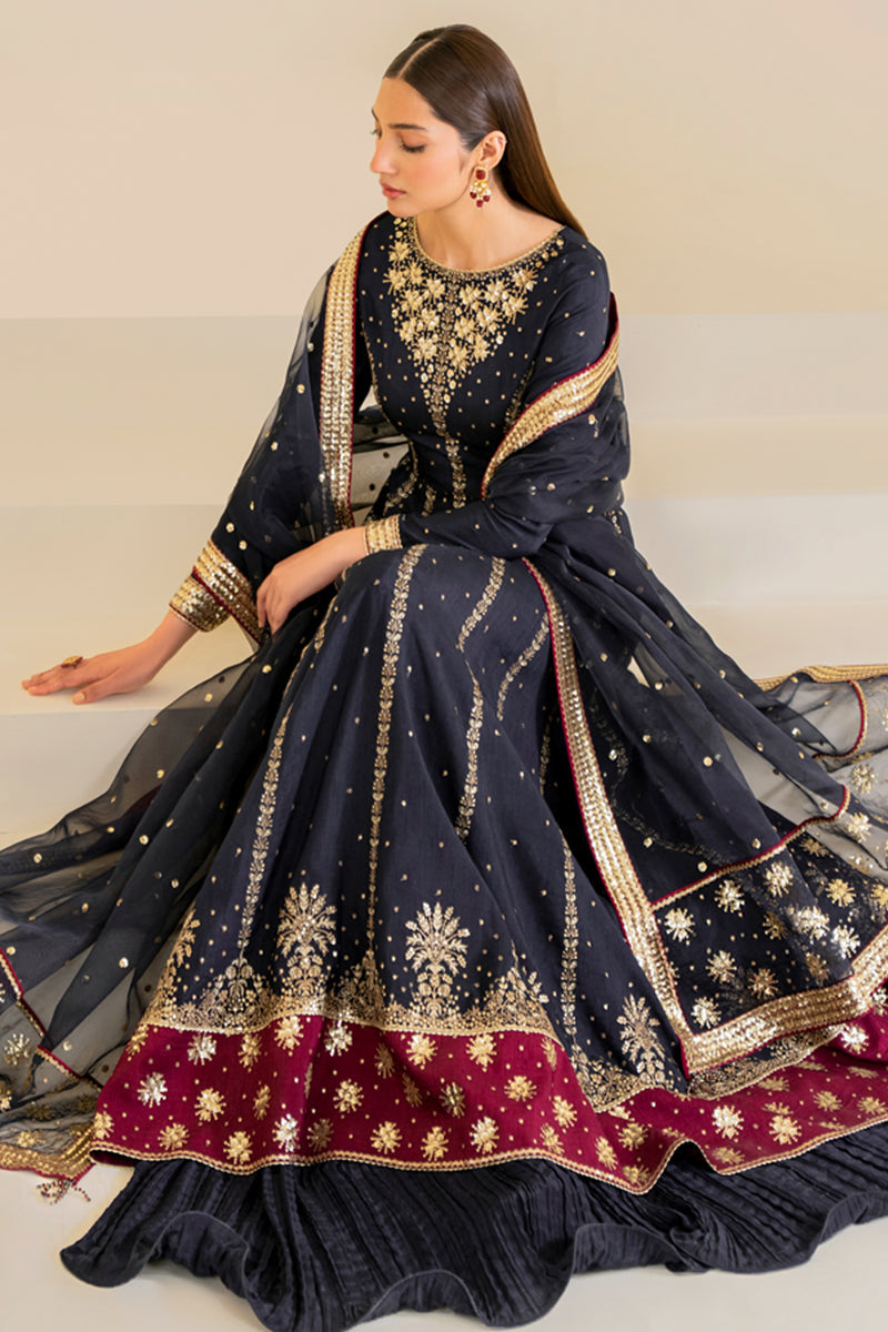 Jazmin | Formals Collection | Raw Silk UR-7019 - Pakistani Designer Dress - by Jazmin | Type: Formal - 100% Original at Saira Sultan