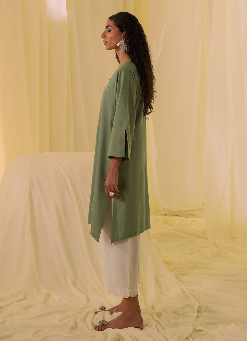 Image | Spring Basics 25 | IJSE-214048-12591 S Sage Green Jacquard