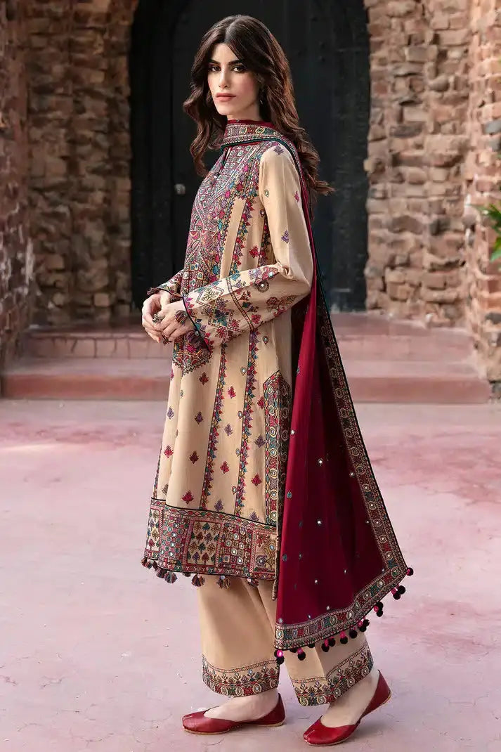 Jazmin | Dastaan Luxury Winter 23 | D10 - Pakistani Designer Dress - by Jazmin | Type: Luxury - 100% Original at Saira Sultan