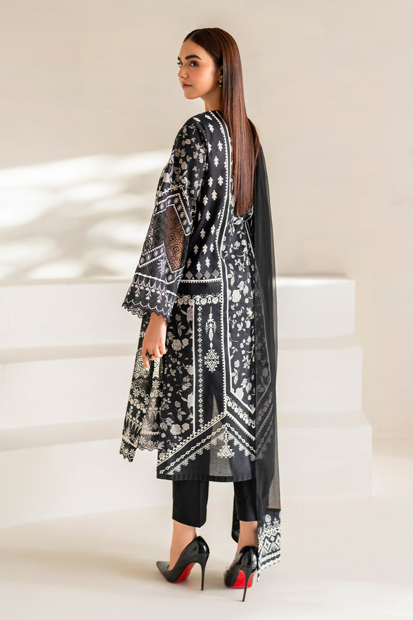 Baroque | Luxury Pret 24 | LAWN UF-671 - Pakistani Designer Dress - by Baroque | Type: Luxury - 100% Original at Saira Sultan
