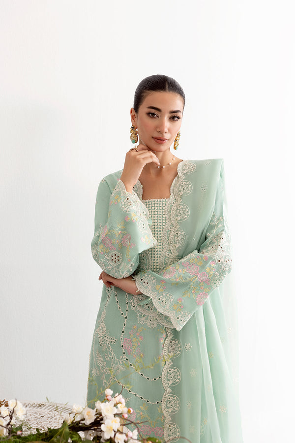 Enzo I Tu Es Aime I Menthe - Pakistani Designer Dress - by Enzo - Type : Ladies Clothes - 100% Original at Saira Sultan