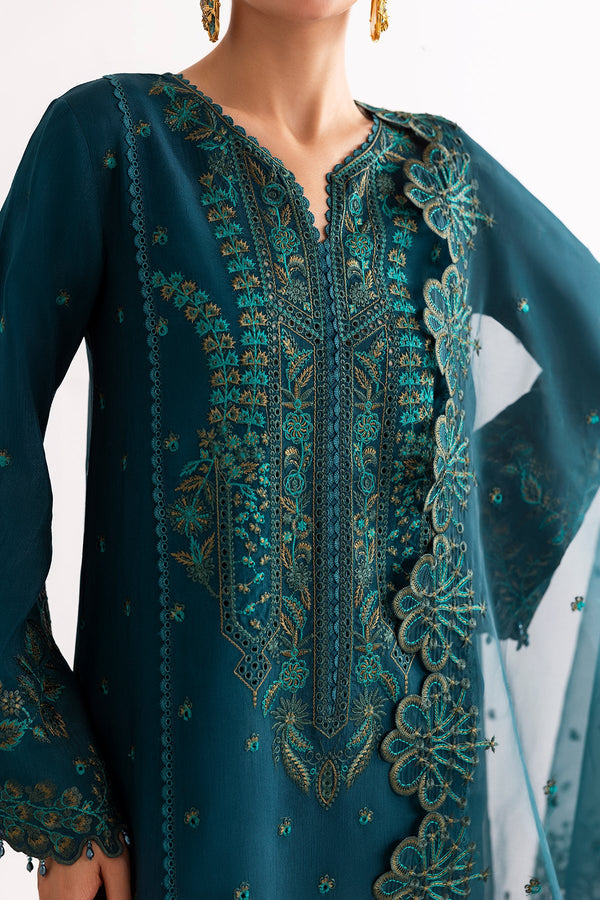 Enzo I Tu Es Aime I Sarcelle - Pakistani Designer Dress - by Enzo - Type : Ladies Clothes - 100% Original at Saira Sultan