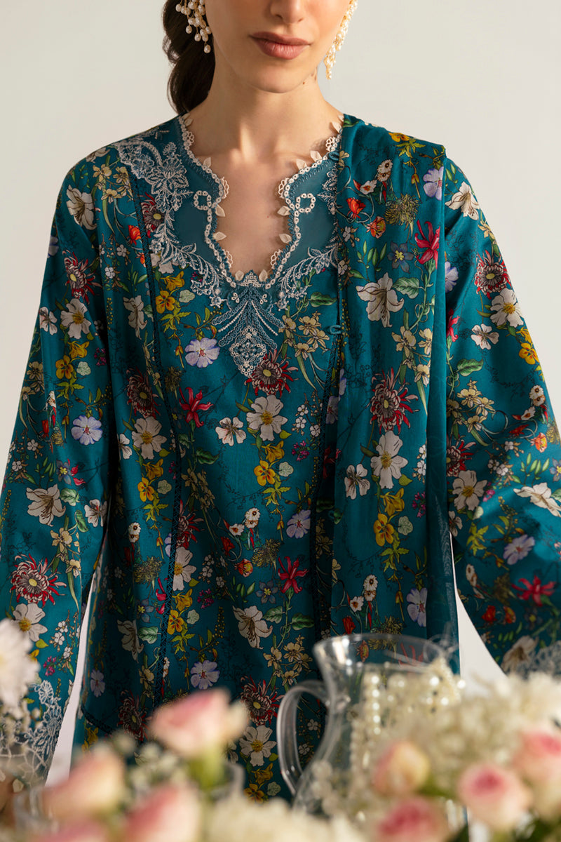 Qalamkar | Q Prints 2025 | PQ-10 FAHA M Teal Lawn