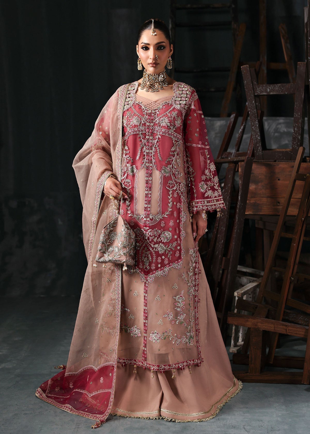 Sardinia | Tara Wedding Festive | ELARA - Pakistani Designer Dress - by Sardinia - Type : Ladies Clothes - 100% Original at Saira Sultan