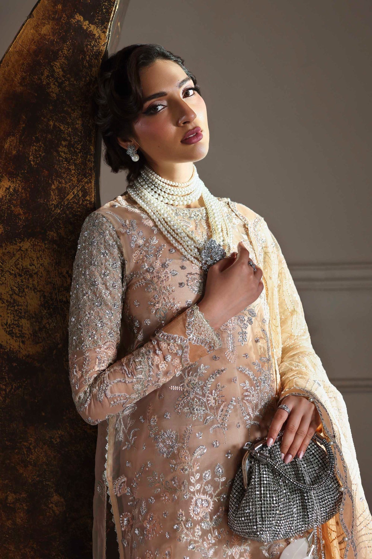 Akbar Aslam | Deewani Wedding Formals | Aabroza - Pakistani Designer Dress - by Akbar Aslam - Type : Ladies Clothes - 100% Original at Saira Sultan