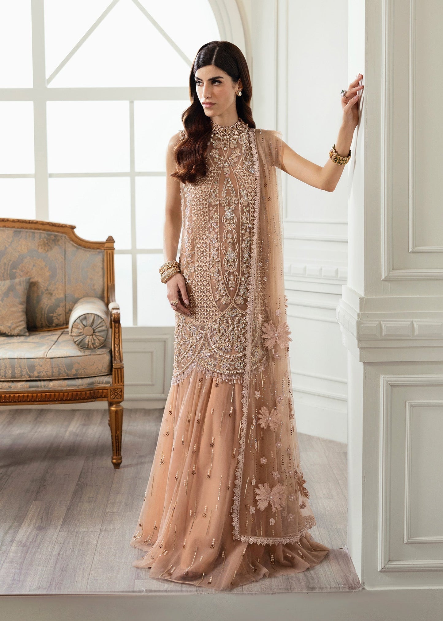 Crimson | A Beautiful Chaos Wedding Collection | Stardust XL Golden On Tulle