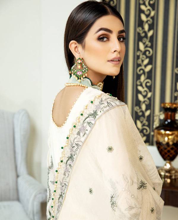 House of Nawab | Lawn Collection 24 | REFIQA - Pakistani Designer Dress - by House of Nawab | Type: Luxury - 100% Original at Saira Sultan