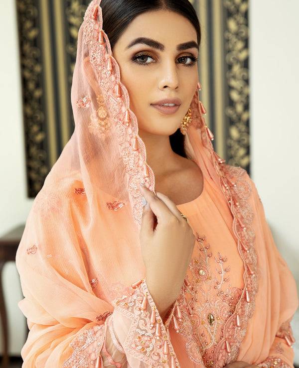 House of Nawab | Lawn Collection 24 | DANEEN - Pakistani Designer Dress - by House of Nawab | Type: Luxury - 100% Original at Saira Sultan