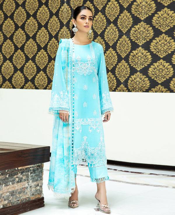 House of Nawab | Lawn Collection 24 | MIRAAL - Pakistani Designer Dress - by House of Nawab | Type: Luxury - 100% Original at Saira Sultan