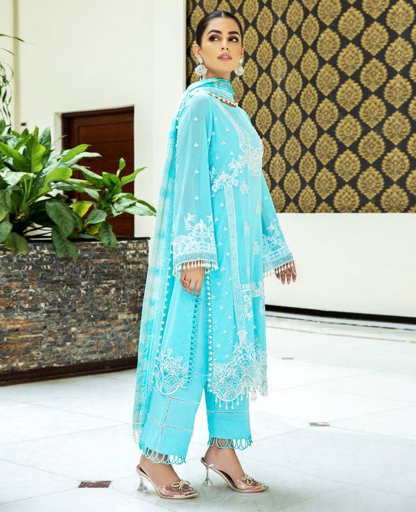 House of Nawab | Lawn Collection 24 | MIRAAL - Pakistani Designer Dress - by House of Nawab | Type: Luxury - 100% Original at Saira Sultan