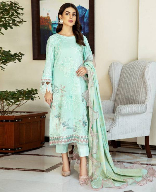 House of Nawab | Lawn Collection 24 | RAIFAH - Pakistani Designer Dress - by House of Nawab | Type: Luxury - 100% Original at Saira Sultan