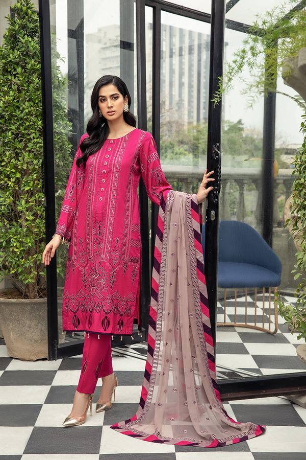 House of Nawab | Lawn Collection 24 | BISHA - Pakistani Designer Dress - by House of Nawab | Type: Luxury - 100% Original at Saira Sultan
