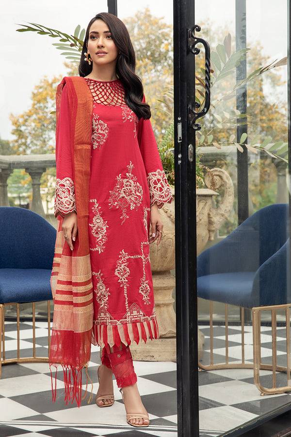 House of Nawab | Lawn Collection 24 | SAREH - Pakistani Designer Dress - by House of Nawab | Type: Luxury - 100% Original at Saira Sultan