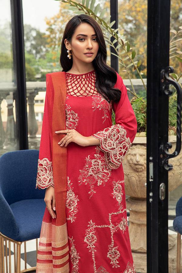 House of Nawab | Lawn Collection 24 | SAREH - Pakistani Designer Dress - by House of Nawab | Type: Luxury - 100% Original at Saira Sultan