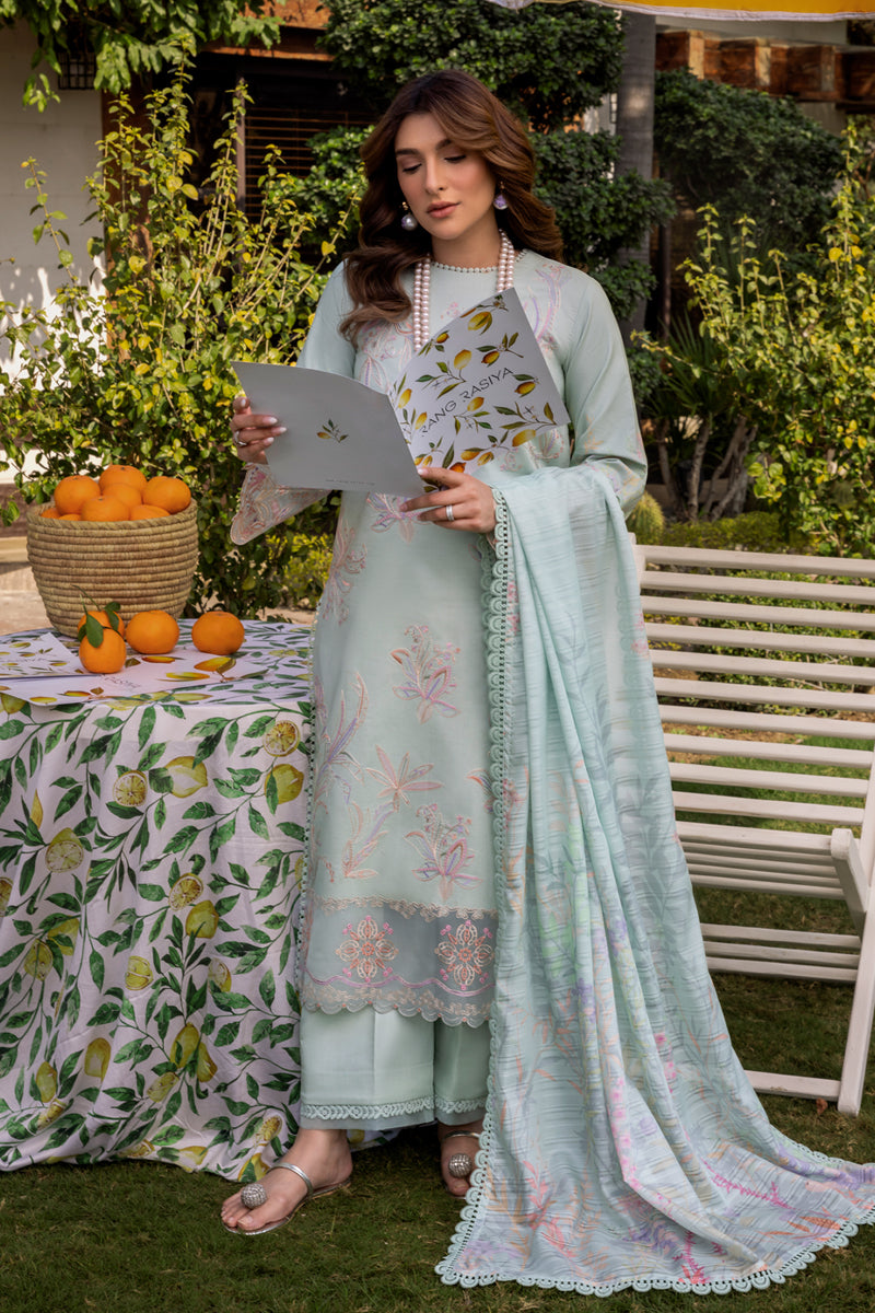Rangrasiya | Florence Summer Edit 25 | Shireen M Light Ferozi Lawn