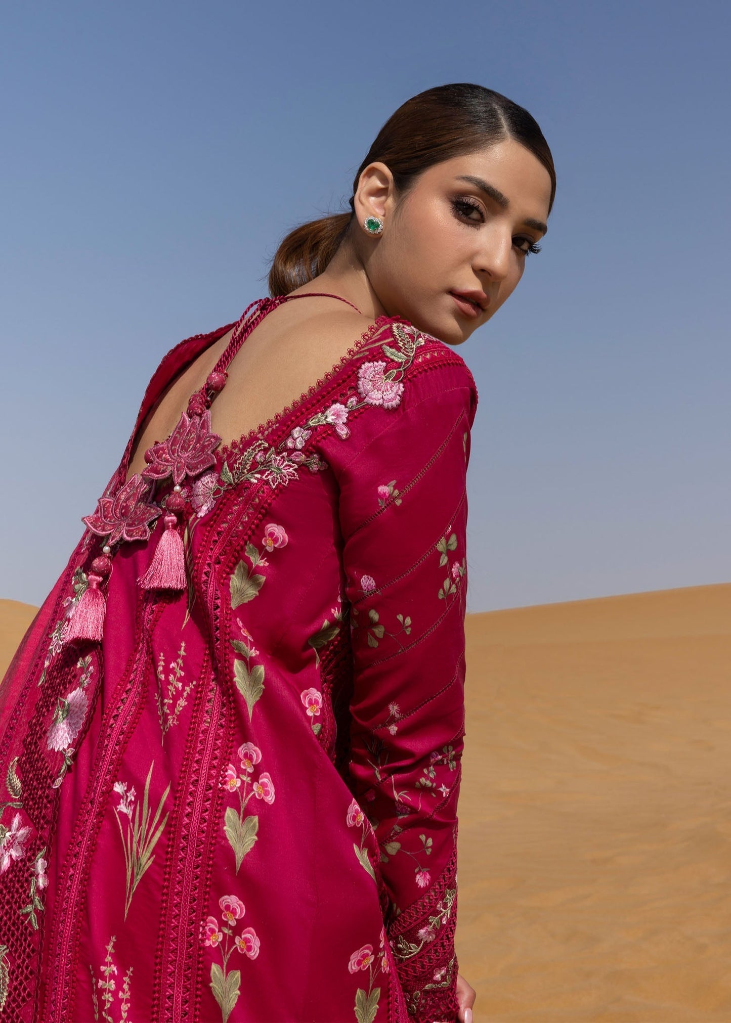 Crimson | Floe by Crimson | Once Upon A Flower - D9 A S Magenta Lawn