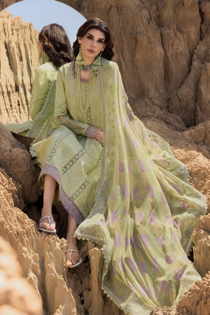 Rangrasiya | Premium Eid Edit 25 | Rania Custom Size Mint Green Lawn