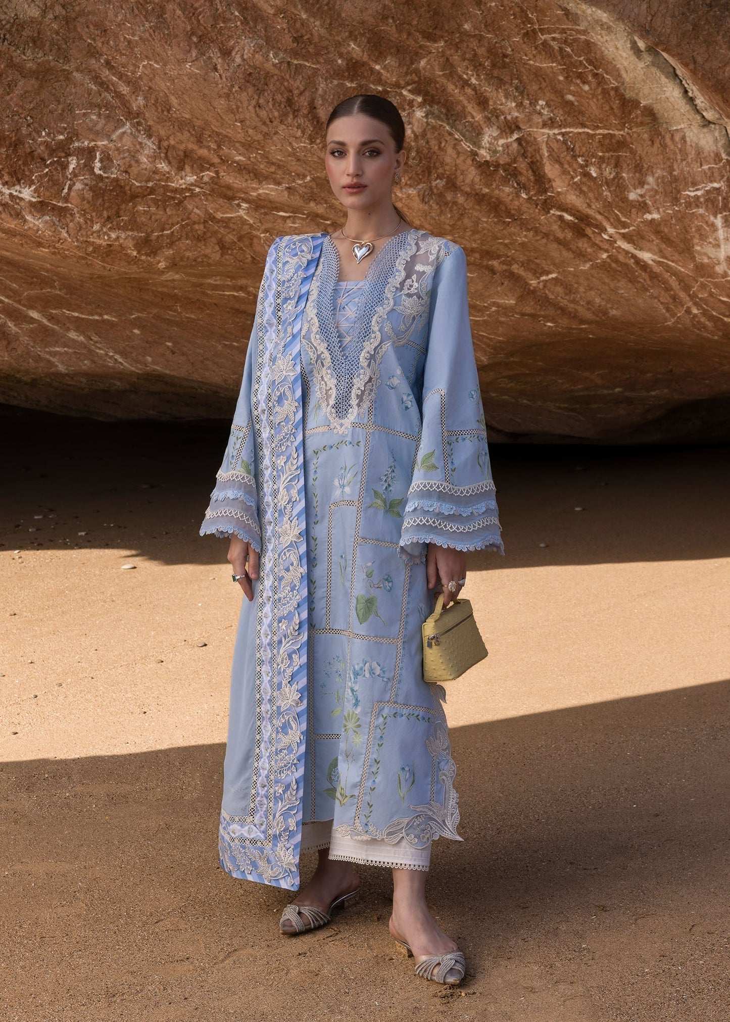 Crimson | Floe by Crimson | A Girl In The Garden - D7 B XS Ice Blue Lawn
